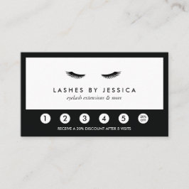 Glam Eyelashes Classic Black and White Loyalty