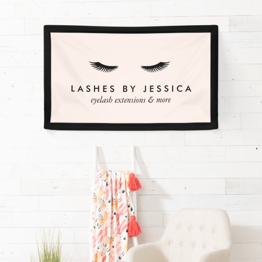 Glam Eyelashes Classic Black en Pink Spandoek (Insitu)