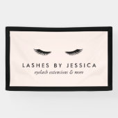 Glam Eyelashes Classic Black en Pink Spandoek (Horizontaal)