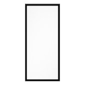 Glam Eyelashes Classic Black en White Reclamekaart (Achterkant)