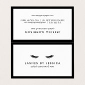 Glam Eyelashes Classic Lash Salon Aftercare Visitekaartje (Buitenkant ongevouwen)