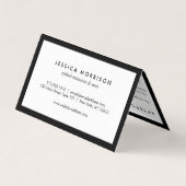 Glam Eyelashes Classic Lash Salon Aftercare Visitekaartje (Achterkant)