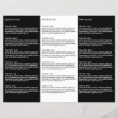 Glam Eyelashes Extensions Salon Tri-Fold Brochure (Achterkant)