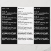 Glam Eyelashes Extensions Salon Tri-Fold Brochure (Achterkant)