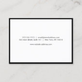 Glam Eyelashes Klassic Lash Salon Aftercare Card Visitekaartje (Achterkant)