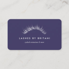 Glam Eyelashes Visitekaartje witte tekst