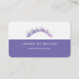 Glam Eyelashes Visitekaartje witte tekst