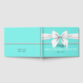 Glam Fancy Tiffany Theme Vrijgezellenfeest Gastenb Gastenboek (Volledig)