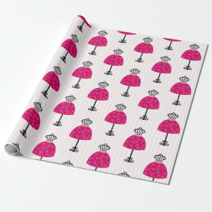 Glam Fashion Diva Verjaardagsfeestje Cadeaupapier