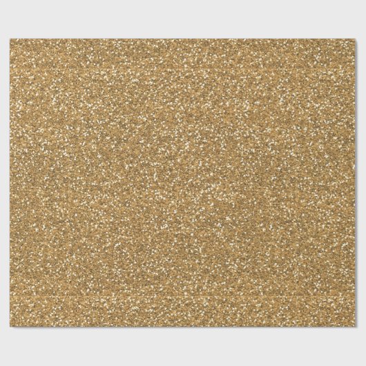 Glam Faux Glitter Cadeaupapier (Vlak)