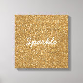 Glam Faux Glitter Canvas Afdruk (Voorkant)