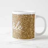 Glam Faux Glitter Grote Koffiekop (Rechts)