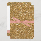 Glam Faux Glitter Kaart (Voorkant / Achterkant)