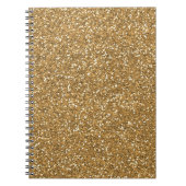 Glam Faux Glitter Notitieboek (Voorkant)