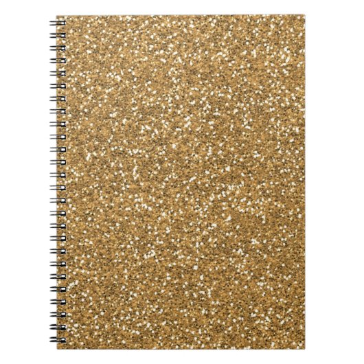 Glam Faux Glitter Notitieboek (Voorkant)