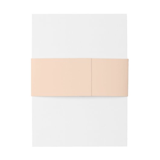 Glam Faux Roos Gold op Blush Pink Weddenemonogram Uitnodigingen Wikkel (Achterkant Voorbeeld)