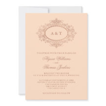 Glam Faux Roos Gold op Blush Pink Weddenschap