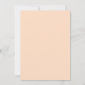 Glam Faux Roos Gold op Blush Pink Weddenschap Kaart (Achterkant)