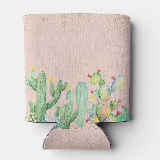 Glam Fiesta gepersonaliseerde vrijgezelle Koelboxx Blikjeskoeler (Achterkant)