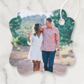 Glam Floral Bedankjes Labels (Achterkant)