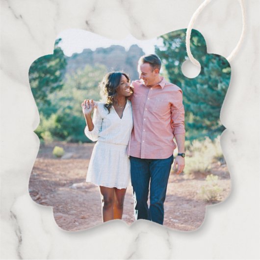  Glam Floral Bedankjes Labels (Achterkant)