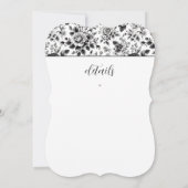  Glam Floral Kaart (Achterkant)