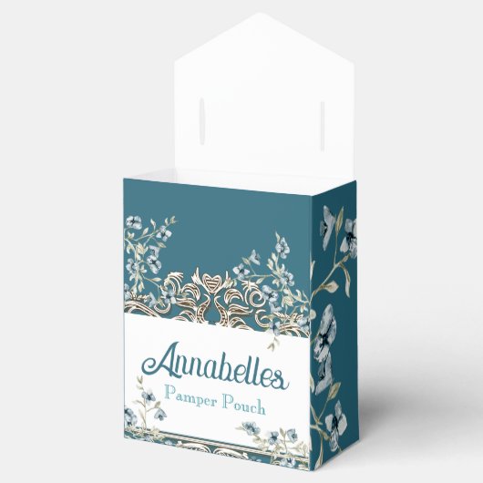 Glam Floral Pamper Party Spa Day Bedankdoosjes (Geopend)