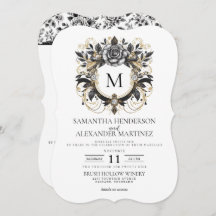  Glam Floral QR-code en details bruiloft