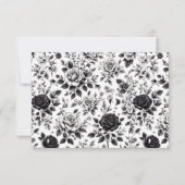  Glam Floral RSVP Kaartje (Achterkant)