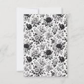  Glam Floral RSVP Kaartje (Achterkant)