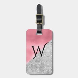 Glam Folie Kijk Monogrammen Bagagelabel