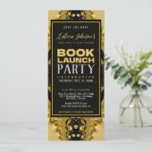  Glam Fractal Lace Boek Lancering Kaart (Staand voorkant)