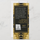  Glam Fractal Lace Boek Lancering Kaart (Achterkant)