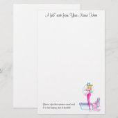 Glam' Gal. Briefpapier (Voorkant / Achterkant)