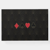 Glam Gatsby Casino Las Vegas Poker Wedding Gastenboek (Achterkant)