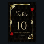 Glam Gatsby Casino Las Vegas Poker Wedding Kaart<br><div class="desc">Uniek Casino Royale en Great Gatsby thema kaart ontwerp. Het beschikt over art deco stijl, een Roaring 1920 oude Hollywood gebroken lijst met faux gouden folie Fleur-de-lis, rode harten, Q en K op twee hoeken (simuleren speelkaarten). Op de achterkant faux gold Art Deco motief, initialen en speelkaarten pakken. Gebruik de...</div>