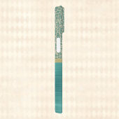 glam geborsteld Blauwgroen textiellook monogram Case-Mate iPhone Case