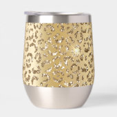 Glam Geel Goud Glitter Luipaard (Rechts)