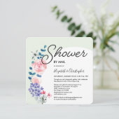 Glam Gender Neutral Whimsical Baby shower per post Kaart (Staand voorkant)