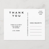 Glam Geometric Diamond Briefkaart (Achterkant)