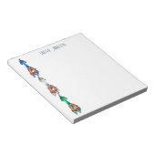 Glam Gepersonaliseerde Stiletto Heels Notitieblok (Schuin)