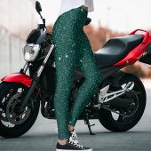 Glam Gift Schattige Modern Hunter Green Sparkle Gl Leggings