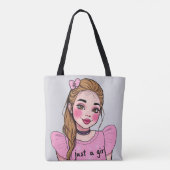 GLAM GIRL BAG TOTE BAG (Achterkant)