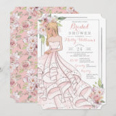 Glam Girl Bride Vrijgezellenfeest Kaart (Voorkant / Achterkant)