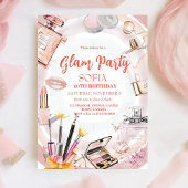Glam Girl Party Verjaardag Spa Kaart