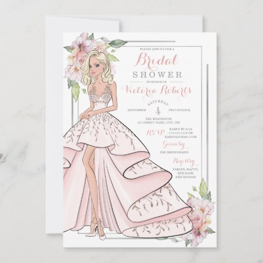 Glam Girl Vrijgezellenfeest Kaart (Voorkant)