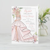 Glam Girl Vrijgezellenfeest Kaart (Staand voorkant)