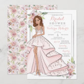 Glam Girl Vrijgezellenfeest Kaart (Voorkant / Achterkant)