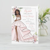 Glam Girl Vrijgezellenfeest Kaart (Staand voorkant)