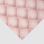 Glam Girly Blush Pink Sparkle Tufts Tissuepapier (Detail)